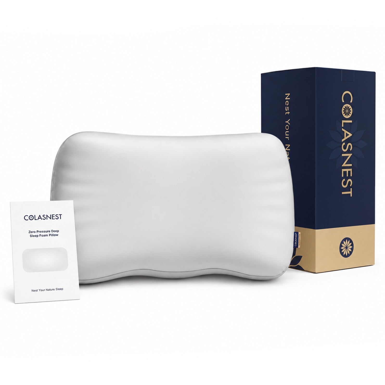 COLASNEST Zero Pressure Deep Sleep Pillow