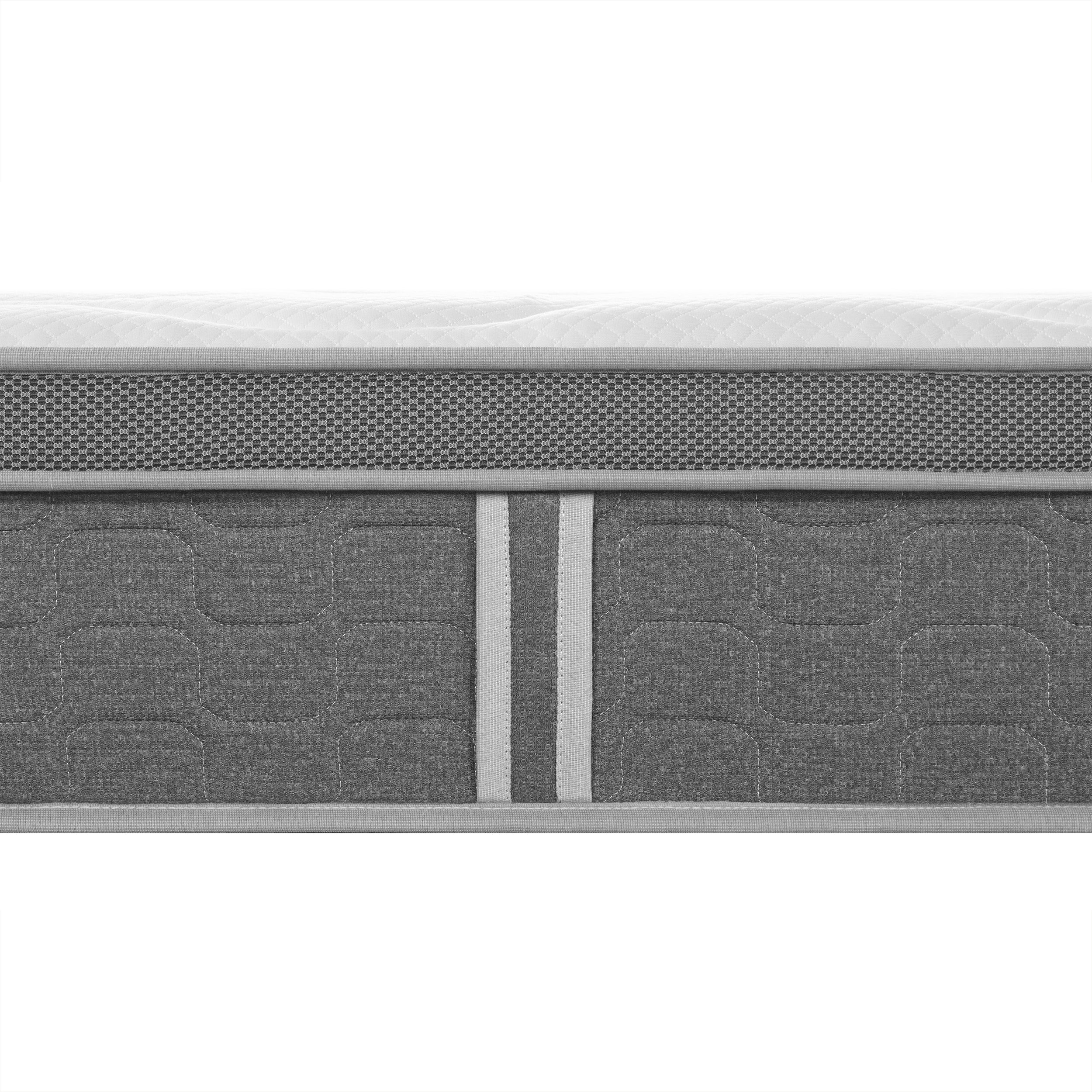 COLASNEST 10" 4D Breatheflow Hybrid Mattress | Medium-Firm Double-Wrapped Comfort