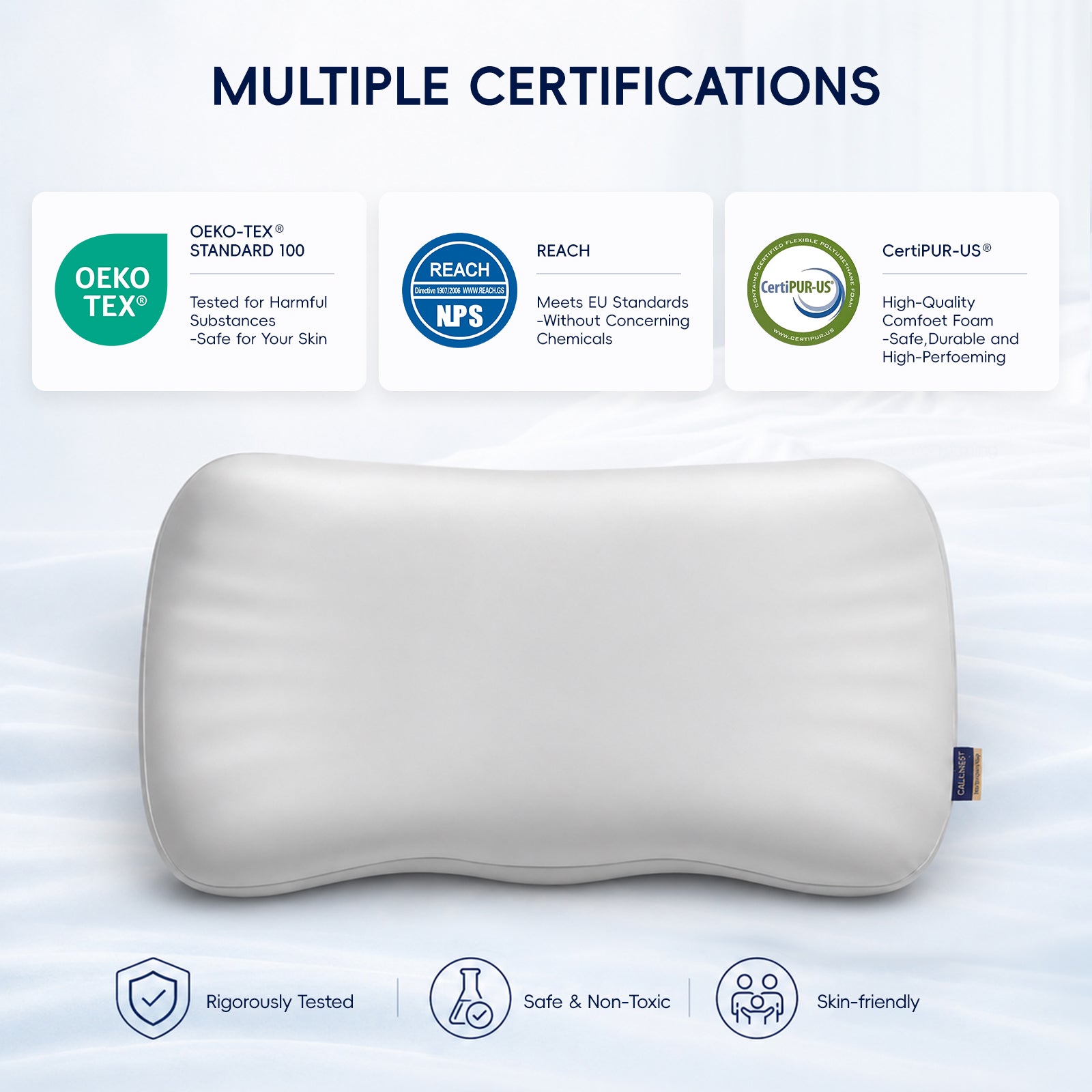COLASNEST Zero Pressure Deep Sleep Pillow