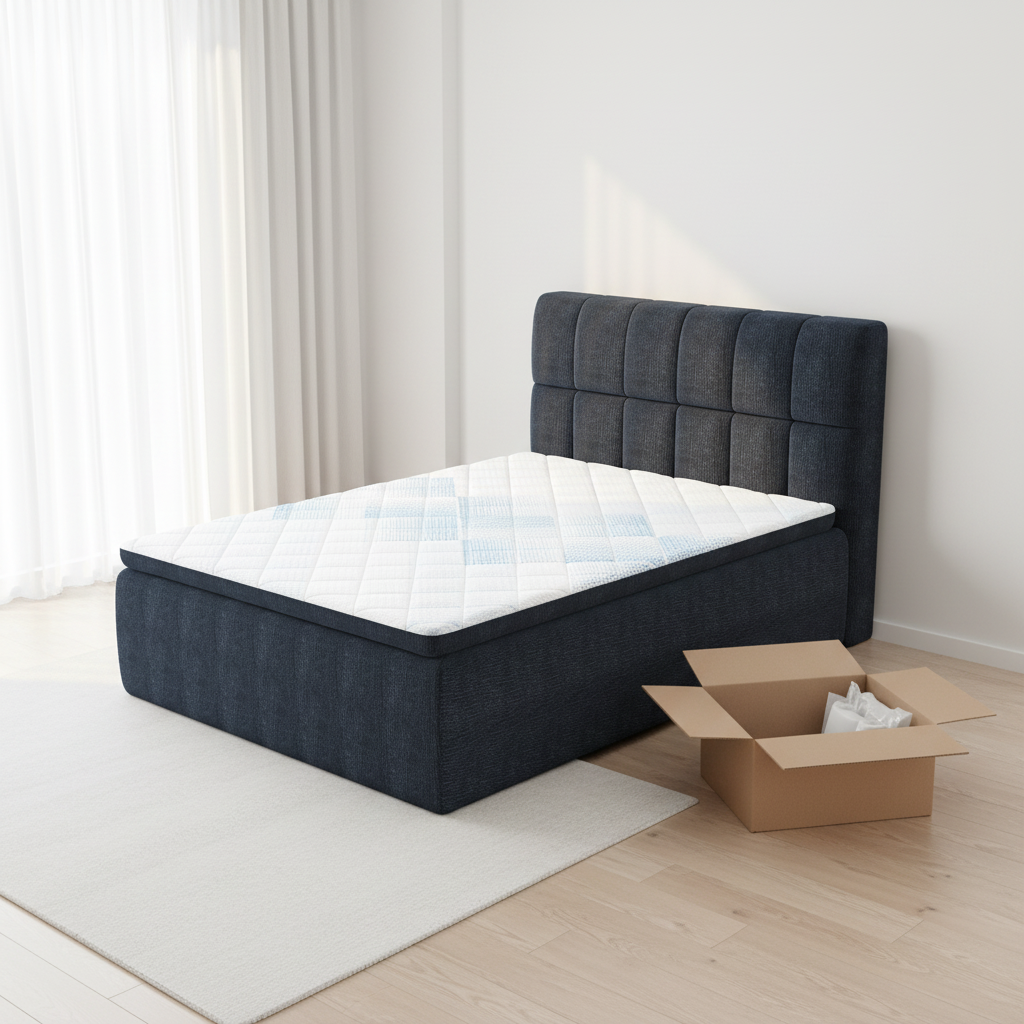 Zero-Assembly Bed Lifestyle